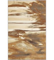 Eliana Home Baskılı, Yıkanabilir Kaymaz Taban Salon Halısı LNA1693 100x150 cm (Kahverengi)