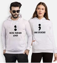Tshirthane Will Never End Our Storjes Sevgili Kombinleri Kapüşonlu Kombini (Tek Ürün Fiyatıdır.)