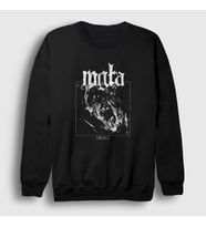 Presmono Unisex Siyah Groza Mgla Sweatshirt 380027tt