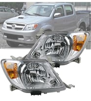 Toyota Hilux Sağ Sol Ön Far Takımı Sarı Sinyalli 20052009 N11.2736