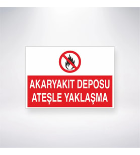 Akaryakıt Deposu Ateşle Yaklaşma