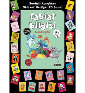 Stickerlı 3+ Yaş Tabiat Bilgisi (Kozmik Eğitim)