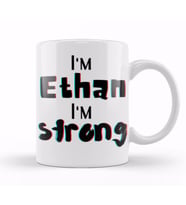 Ethan Name personalized Custom vintage Retro Rainbow Design Gift Baby Gift For Him Kupa Bardak Porselen