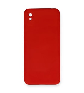 Xiaomi Redmi 9a Kılıf Nano İçi Kadife Silikon - Kırmızı