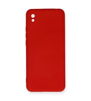 Xiaomi Redmi 9a Kılıf Nano İçi Kadife Silikon - Kırmızı