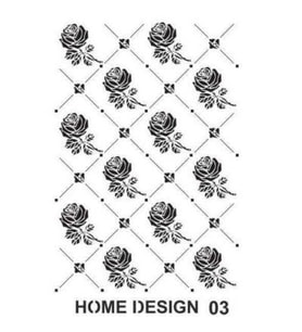 HDS03 aRTEBELLA Home desingn Stencil 35x50 cm