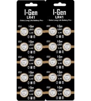 Batteries LR41 1.5V Alkalin Düğme Pil (AG3, G3, 192, L736) (20 Adet)