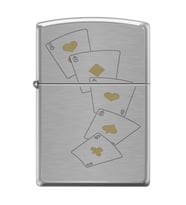 Zippo Shuffling Cards Design Çakmak - 200-115810