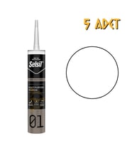 Selsil Genel Amaçlı Silikon BEYAZ 280 gr. - 5 Adet