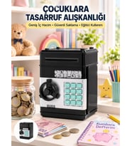 Otomatik Para Çeken Şifreli ATM Tasarımlı Kumbara