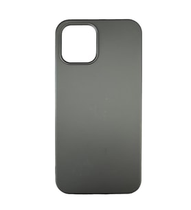 iPhone 12 Pro Max ile Uyumlu Cappy Silikon Kılıf Siyah