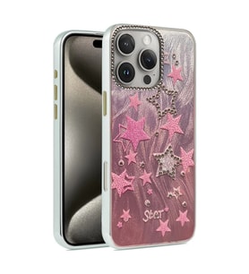 İphone 16 Pro Kılıf Blade Aynalı Desenli Kapak - Desen 7