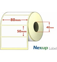 80X50 Mm Termal Etiket, Barkod/Adres/Kargo Termal Etiketleri, Zebra Diğer Yazıcılarla Uyumlu