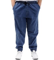 Mode XL Büyük Beden Erkek Pantolon Kot Jogger Lastikli Paça TORONTO 23916 Mavi