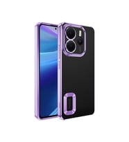 Xiaomi Redmi Note 14 4G Uyumlu Kılıf Kamera Korumalı Logo Gösteren Zore Omega Kapak