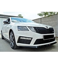 Skoda Octavia Mk3 VRS Ön Lip Plastik Parlak Siyah 2013-2017