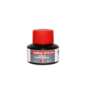 EDDİNG BTK 25 TAHTA KALEM MÜREKKEBİ KIRMIZI 25ml