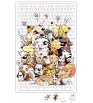 Dogs Pug Köpek Puzzle 240 Parça Yapboz