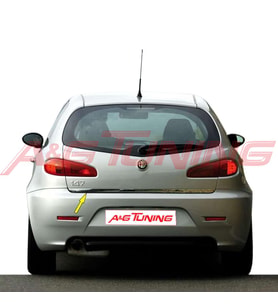 Alfa Romeo 147 Krom Bagaj Alt Çıtası Formlu Paslanmaz Çelik