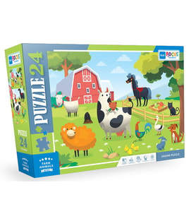 Blue Focus Farm Anımals (Çiftlik Hayvanları) - 24 Parça