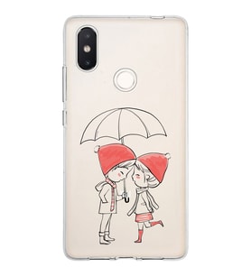 Xiaomi Mi 8 Se Uyumlu Kapak Aşk Tasarımlı Şeffaf Silikon Kılıf