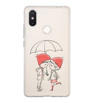 Xiaomi Mi 8 Se Uyumlu Kapak Aşk Tasarımlı Şeffaf Silikon Kılıf