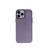 Pilelistore   iPhone 14 Pro Max Kılıf Modos Metal Kapak - Derin Mor