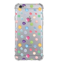 PrintiFy Apple iPhone 6 Plus Uyumlu Water Color 6 Baskılı Şeffaf Köşe Korumalı Antişok Kılıf
