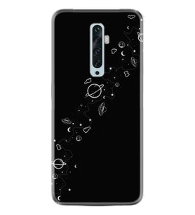 Oppo Reno 2Z 4 Lite 4 Pro 5 6 7 A31 Kılıf Desemli Silikon Planet 1620