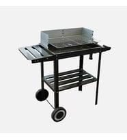 Grillstar Nevada Ayaklı Kömürlü Mangal 53×33 cm Dikdörtgen (Siyah)