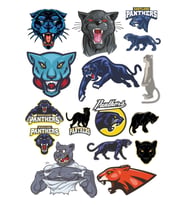 Leopar Sticker Set-2 17 Parça Telefon, Tablet, Defter, Laptop Sticker