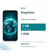 Kırgızistan eSIM İnternet Paketi Günlük 2 GB 1 Gün