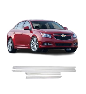 Chevrolet Cruze Krom Yan Kapı Çıtası 2009 Ve Üzeri Paslanmaz Çelik