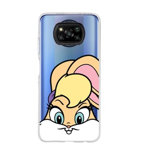 Poco X3 NFC Uyumlu Lola Bunny Desenli Şeffaf Telefon Kılıfı