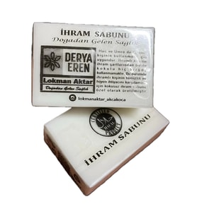 Doğal Kokusuz Saf İhram Sabunu 115-120gr 1Adet, Derya Eren