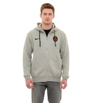 Galatasaray Orijinal Lisanslı Nike Fermuarlı Kapüşonlu Sweat (Taş)