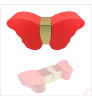 Kelebek Kutu, 33 x 18 x 9 cm - Kırmızı, 1 Adet (STD)
