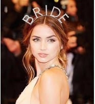 Bekarlığa Veda Mega Boy Kristal Taşlı Gümüş Bride Taç Gelin Tacı 20x21 Cm