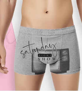 BK Gift Özel Tasarım Eğlenceli Erkek Boxer Serisi - Model 12