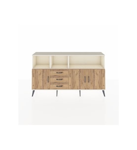 Arges Konsol 5 Raflı 3 Çekmeceli 3 Kapaklı 176x30x99 Aytaşı-Çam