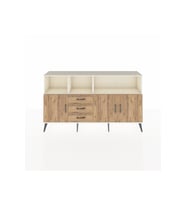 Arges Konsol 5 Raflı 3 Çekmeceli 3 Kapaklı 176x30x99 Aytaşı-Çam
