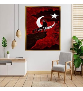 Altın  Çerçeveli tablo n1486
