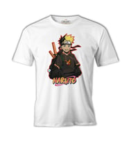 Naruto Ninja Beyaz Erkek Tshirt