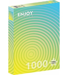 Enjoy Puzzle 1000 Parça Yeşil/Sarı Gradyan Puzzle