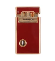 Parmida Tek Torch Pürmüz Soft Flame Özellikli Bordo-Gold Metal Puro Çakmağı - TR9231
