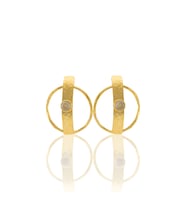 Kadir Jewellery 22 Ayar Altın Kaplama Vintage Küpe -El İşçiliği Ve Hipoalerjenik Küpe