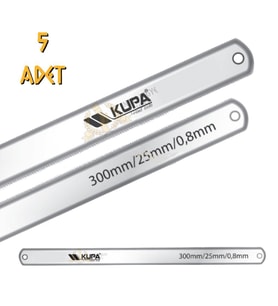 Kupa Demir Testere Yedek Bıçağı 300 mm. - 5 Adet (Gri)