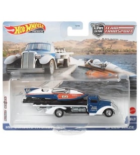 Hot Wheels Premium HCR31 Team Transport HW Classic Hydroplane / Speed Waze (#49)