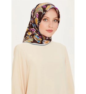 35 Armine Sura İpek Eşarp 9227D