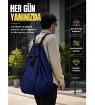 Geniş İç Hacimli Katlanabilir Çanta Pratik Taşıma Deneyimi Sunan Modern Tasarım